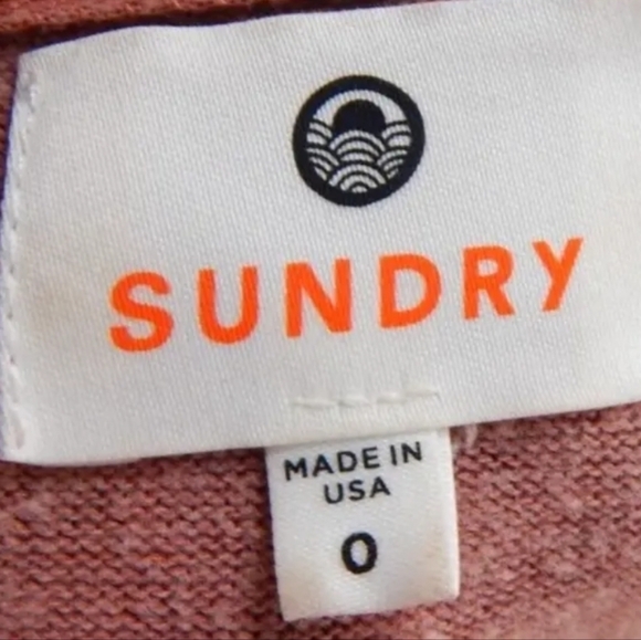 Sundry Red Leopard Sweatshirt - Picture 3 of 4